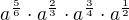 kopírovat do textarea $a^{\frac56}\cdot a^{\frac23}\cdot a^{\frac34}\cdot a^{\frac12}$