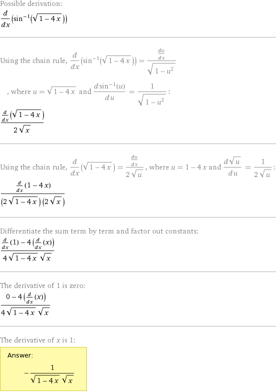 http://forum.matweb.cz/upload3/img/2013-01/14442_WolframAlpha--derive_arcsin_sqrt_1_4x____Derivative__2013_01_27_1317.gif