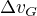 $\Delta v_{G}$