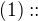 $(1)::$