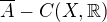$\overline A- C(X,\mathbb R)$