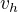 $v_h$
