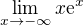 $\lim_{x\to-\infty }x \mathrm{e}^{x}$