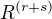 $R^{(r+s)}$