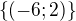kopírovat do textarea $\{(-6;2)\}$