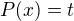 $P(x) = t$