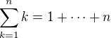 kopírovat do textarea $\sum_{k=1}^{n}k=1+\dots+n$