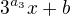 $3^{a_3}x+b$