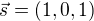kopírovat do textarea $\vec{s}=(1,0,1)$