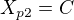 $X_{p2}=C$