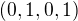 $(0,1,0,1)$