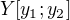 $Y[y_1;y_2]$