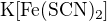 $\mathrm{K[Fe(SCN)_{2}]}$