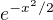$e^{-x^{2}/2}$