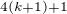$_{4(k+1)+1}$