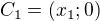 $C_1=(x_1;0)$