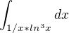 $\int_{1/x*ln^{3}x}^{}dx$