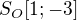 $S_{O}[1;-3]$