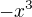 $-x^{3}$