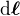 $\d \boldsymbol\ell$