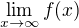 $\lim_{x\to\infty}f(x)$