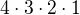 kopírovat do textarea $4\cdot3\cdot2\cdot1$