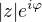 $|z|e^{i\varphi }$