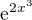 $\mathrm{e}^{2x^3}$