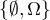 $\{\emptyset,\Omega\}$