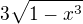 kopírovat do textarea $3\sqrt{1-x^3}$