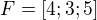 $F=[4;3;5]$