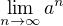kopírovat do textarea $\lim_{n\to\infty}a^n$