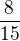 $\frac{8}{15}$
