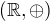 $(\mathbb{R},\oplus )$