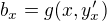 $b_x=g(x,y'_x)$