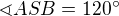 $\sphericalangle ASB=120^\circ $