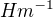 $Hm^{-1}$
