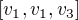 $[v_{1},v_{1},v_{3}]$