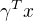 $\gamma ^{T}x$