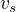 $v_{s}$