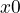 $x\gt0$