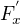 $F^{'}_{x}$