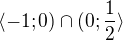 kopírovat do textarea $\langle -1;0)\cap (0;\frac12\rangle$