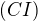 $ (CI)$