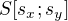 $S[s_{x};s_{y}]$