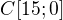$C[15;0]$