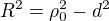 $R^2=\rho_0^2-d^2$