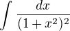 $\int_{}^{}\frac{dx}{(1+x^2)^2}$