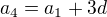 kopírovat do textarea $a_4= a_1+3d$