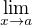 $\lim_{x\to a}$